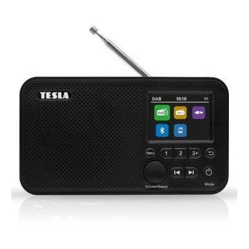 TESLA Electronics - Rádio DAB+ FM 5W/1800 mAh čierna