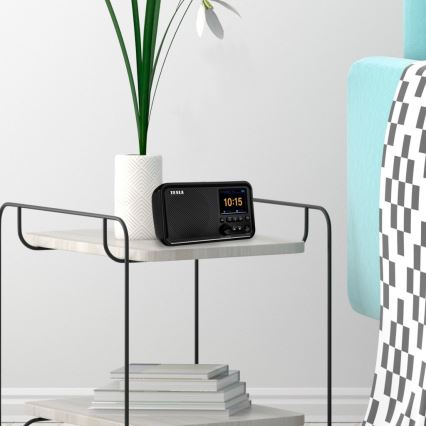 TESLA Electronics - Rádio DAB+ FM 5W/4000 mAh čierna