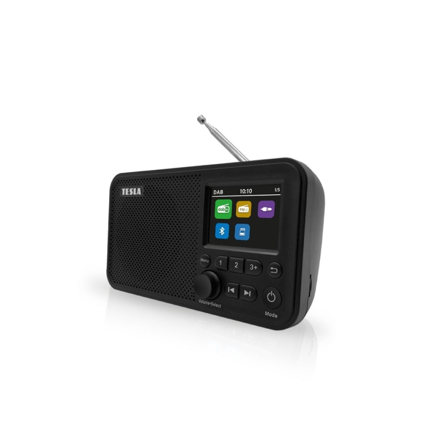 TESLA Electronics - Rádio DAB+ FM 5W/4000 mAh čierna