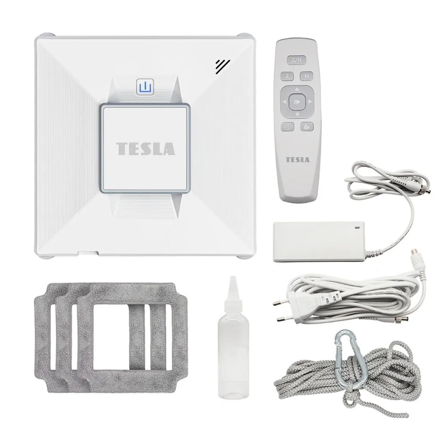 TESLA Electronics RoboStar - Inteligentný čistič okien s rozprašovaním vody 72W/230V/650 mAh Wi-Fi + diaľkové ovládanie