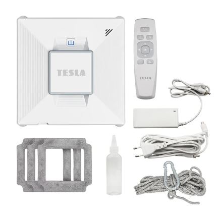 TESLA Electronics RoboStar - Inteligentný čistič okien s rozprašovaním vody 72W/230V/650 mAh Wi-Fi + diaľkové ovládanie