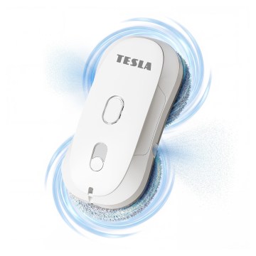 TESLA Electronics RoboStar - Čistič okien s rozprašovačom vody 72 W / 230 V / 500 mAh + diaľkové ovládanie