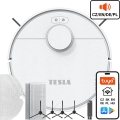 TESLA Electronics RoboStar - Inteligentný robotický vysávač 2v1 2550 mAh Wi-Fi biela