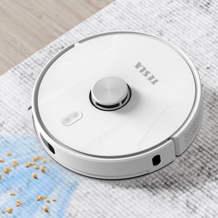 TESLA Electronics RoboStar - Inteligentný robotický vysávač 2v1 2600 mAh Wi-Fi biela