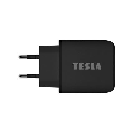 TESLA Electronics - Rychlonabíjací adaptér Power Delivery 25W čierna