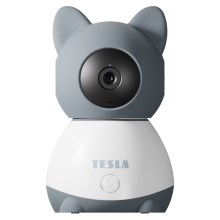 Tesla - Inteligentná kamera 360 Baby Full HD 1080p 5V Wi-Fi šedá