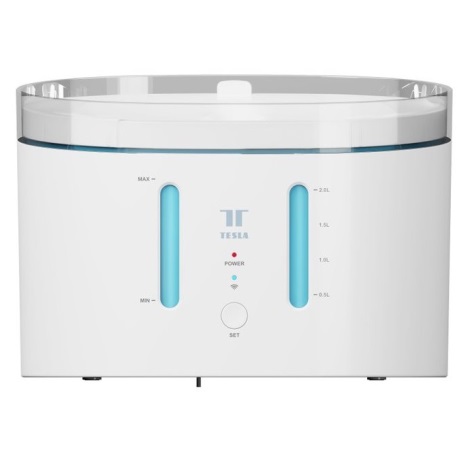 TESLA Smart - Inteligentná fontána pre maznáčikov s UV sterilizáciou 2,5 l 5V Wi-Fi