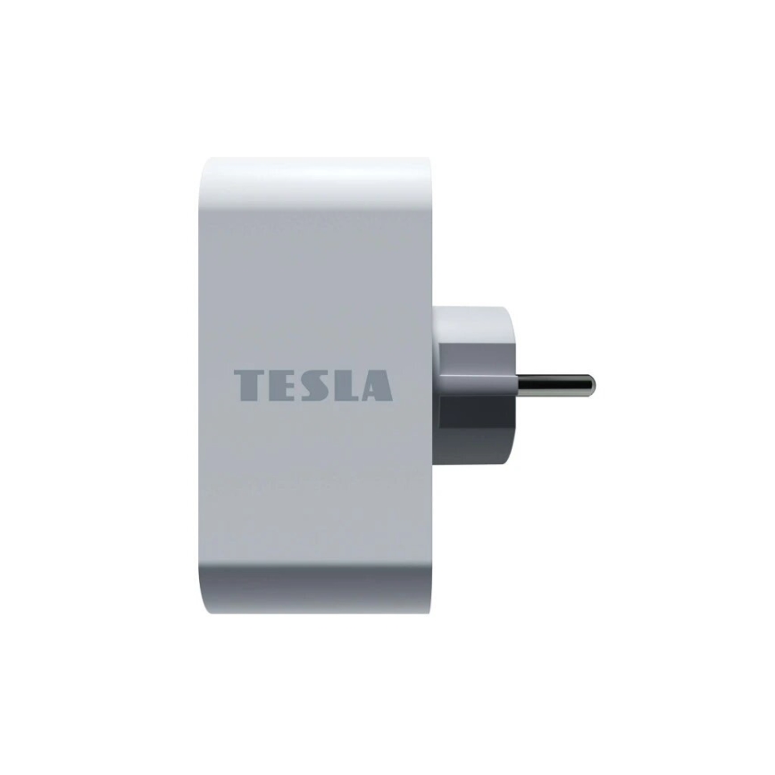 TESLA Smart - Inteligentná rozbočovacia zásuvka 2x16A/230V Typ F Wi-Fi Tuya