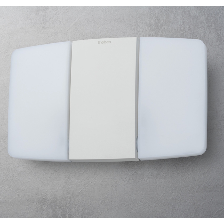 theben - LED Nástenný reflektor 2xLED/10W/230V biela IP55