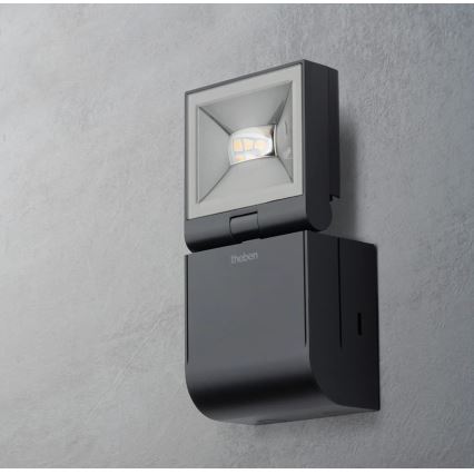 theben - LED nástenný reflektor LED/10W/230V čierny IP55