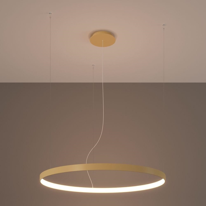 Thoro TH.174 - LED Luster na lanku RIO LED/50W/230V CRI 90 3000K pr. 78 cm zlatá