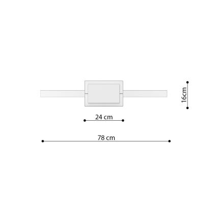 Thoro TH.175 - LED Luster na lanku RIO LED/50W/230V CRI 90 3000K pr. 78 cm zlatá