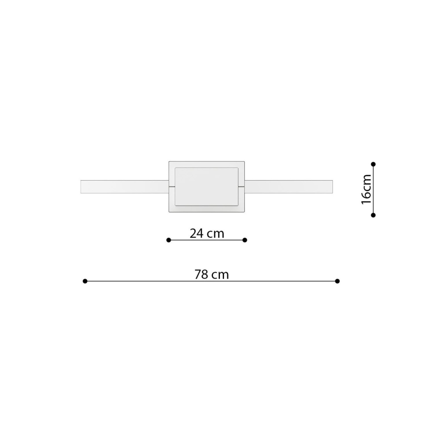 Thoro TH.175 - LED Luster na lanku RIO LED/50W/230V CRI 90 3000K pr. 78 cm zlatá