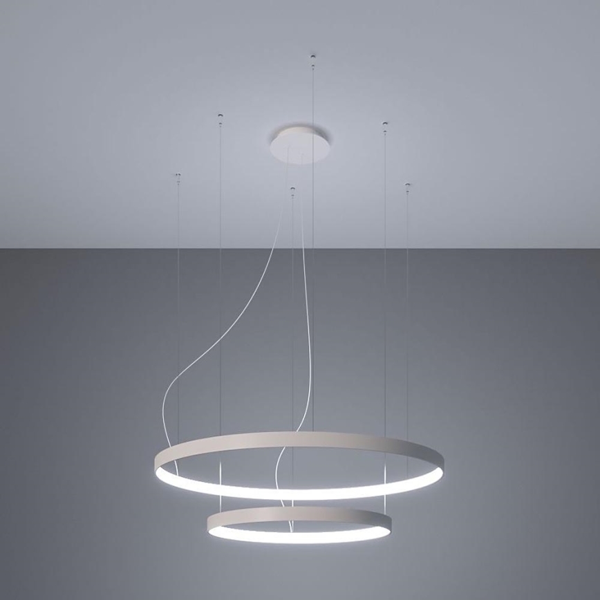 Thoro TH.178 - LED Luster na lanku RIO LED/80W/230V CRI 95 4000K biela