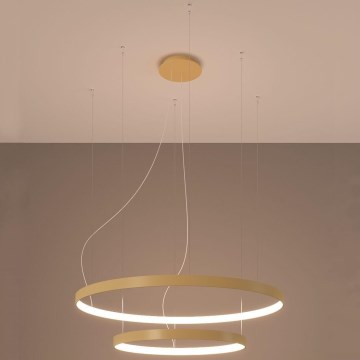 Thoro TH.214 - LED Luster na lanku RIO LED/80W/230V CRI 90 3000K zlatá