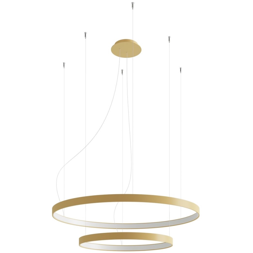 Thoro TH.214 - LED Luster na lanku RIO LED/80W/230V CRI 90 3000K zlatá