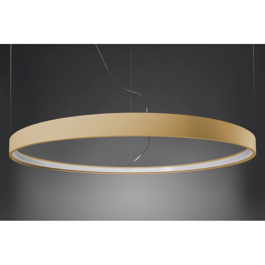 Thoro TH.217 - LED Luster na lanku RIO LED/30W/230V CRI 95 4000K pr. 55 cm zlatá