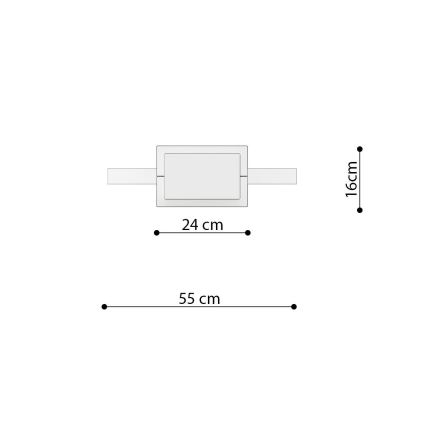 Thoro TH.220 - LED Luster na lanku RIO LED/30W/230V CRI 90 3000K pr. 55 cm zlatá
