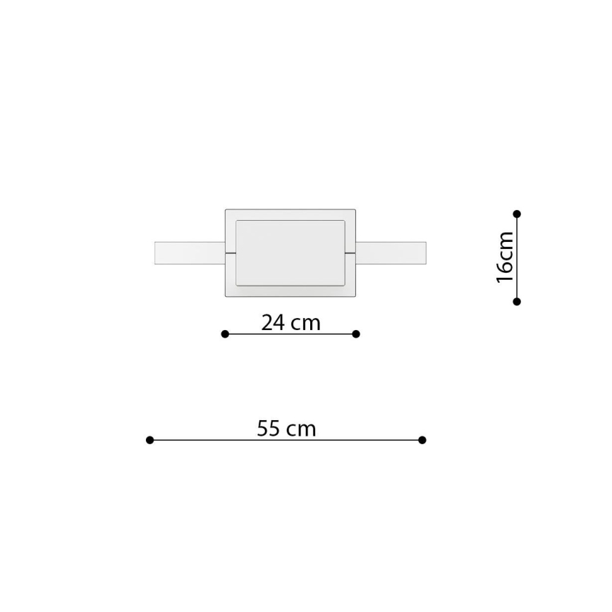 Thoro TH.220 - LED Luster na lanku RIO LED/30W/230V CRI 90 3000K pr. 55 cm zlatá