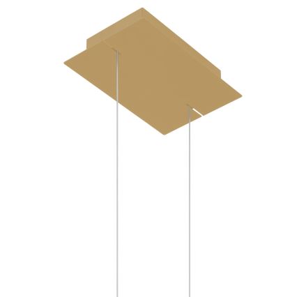 Thoro TH.221 - LED Luster na lanku RIO LED/30W/230V CRI 95 4000K pr. 55 cm zlatá