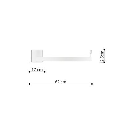 Thoro TH.222 - LED Stropné svietidlo RIO LED/30W/230V CRI90 3000K pr. 55 cm zlatá