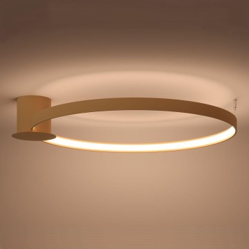 Thoro TH.224 - LED Stropné svietidlo RIO LED/50W/230V CRI 90 3000K pr. 78 cm zlatá