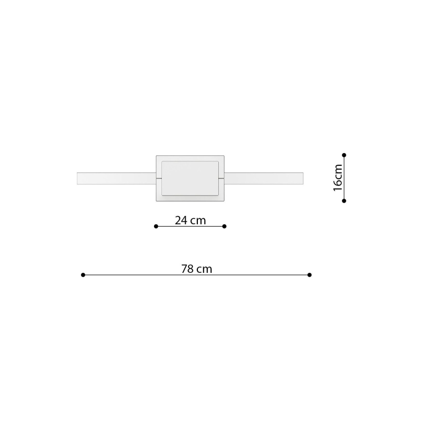 Thoro TH.248 - LED Luster na lanku RIO LED/50W/230V CRI 90 3000K pr. 78 cm zlatá