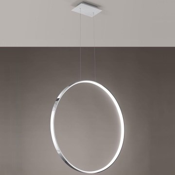 Thoro TH.249 - LED Luster na lanku RIO LED/50W/230V CRI 90 4000K pr. 78 cm lesklý chróm