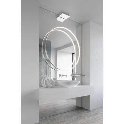 Thoro TH.249 - LED Luster na lanku RIO LED/50W/230V CRI 90 4000K pr. 78 cm lesklý chróm
