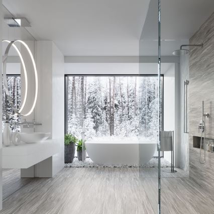 Thoro TH.249 - LED Luster na lanku RIO LED/50W/230V CRI 90 4000K pr. 78 cm lesklý chróm