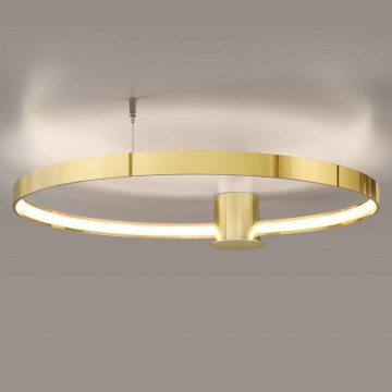 Thoro TH.252 - LED Stropné svietidlo RIO LED/50W/230V CRI 90 3000K pr. 78 cm zlatá