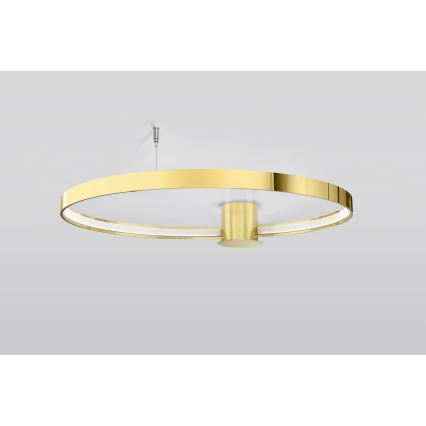 Thoro TH.252 - LED Stropné svietidlo RIO LED/50W/230V CRI 90 3000K pr. 78 cm zlatá