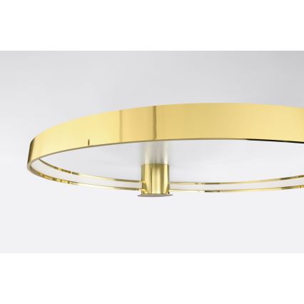 Thoro TH.252 - LED Stropné svietidlo RIO LED/50W/230V CRI 90 3000K pr. 78 cm zlatá