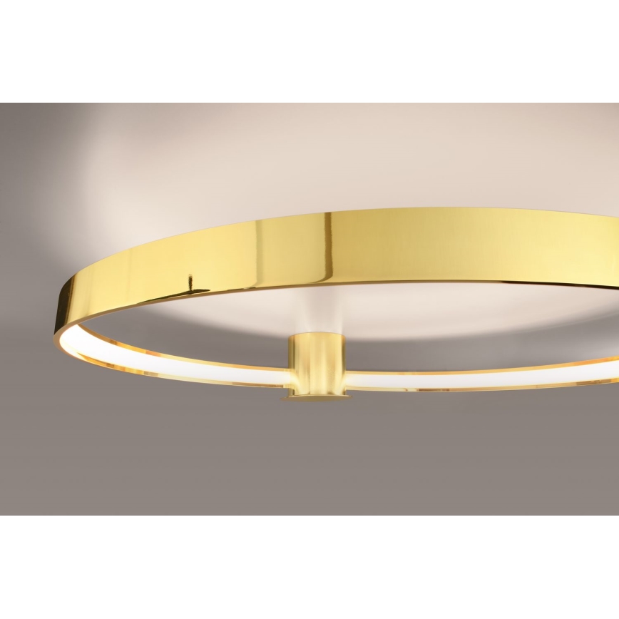 Thoro TH.252 - LED Stropné svietidlo RIO LED/50W/230V CRI 90 3000K pr. 78 cm zlatá