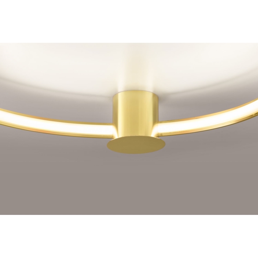Thoro TH.252 - LED Stropné svietidlo RIO LED/50W/230V CRI 90 3000K pr. 78 cm zlatá