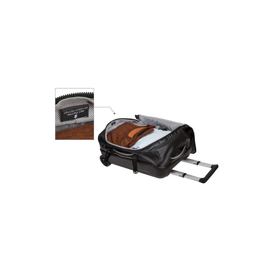 Thule TL-TCCO122K - Športová taška na kolieskach Chasm 40 l čierna