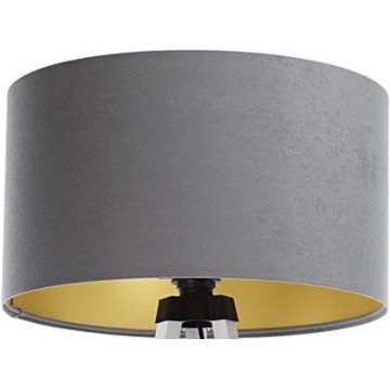 Tienidlo k stojacej lampe STANDART E27 pr. 45 cm šedá/zlatá