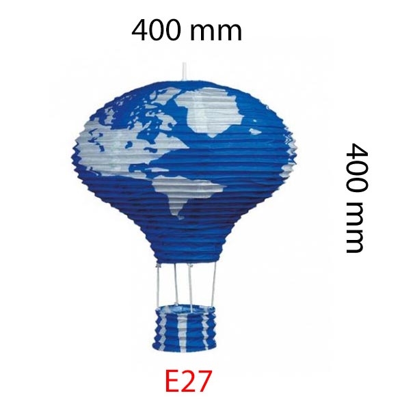Tienidlo modrá lietajúci balón E27 400x400 mm