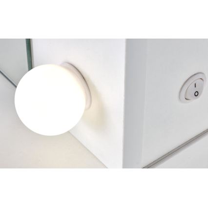 Toaletný stolík AMORIO biely