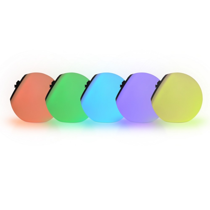 Top Light BALL RGB RC - LED RGB Stmievateľné solárne svietidlo BALL LED/1,2W/3,7V IP44 1800 mAh + diaľkové ovládanie