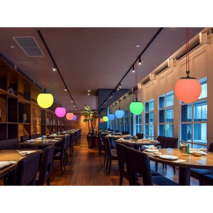 Top Light BALL RGB RC - LED RGB Stmievateľné solárne svietidlo BALL LED/1,2W/3,7V IP44 1800 mAh + diaľkové ovládanie