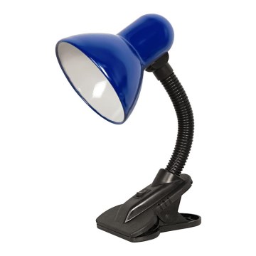 Top Light - Lampa s klipom 1xE27/60W/230V modrá Top Light - Lampa s klipom 1xE27/60W/230V modrá