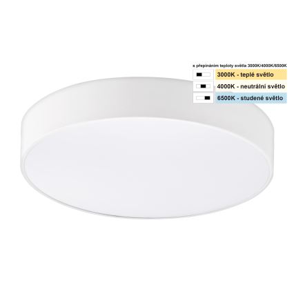 Top Light - LED Kúpeľňové stropné svietidlo PETAL LED/24W/230V IP44 3000/4000/6500K pr. 35 cm biela