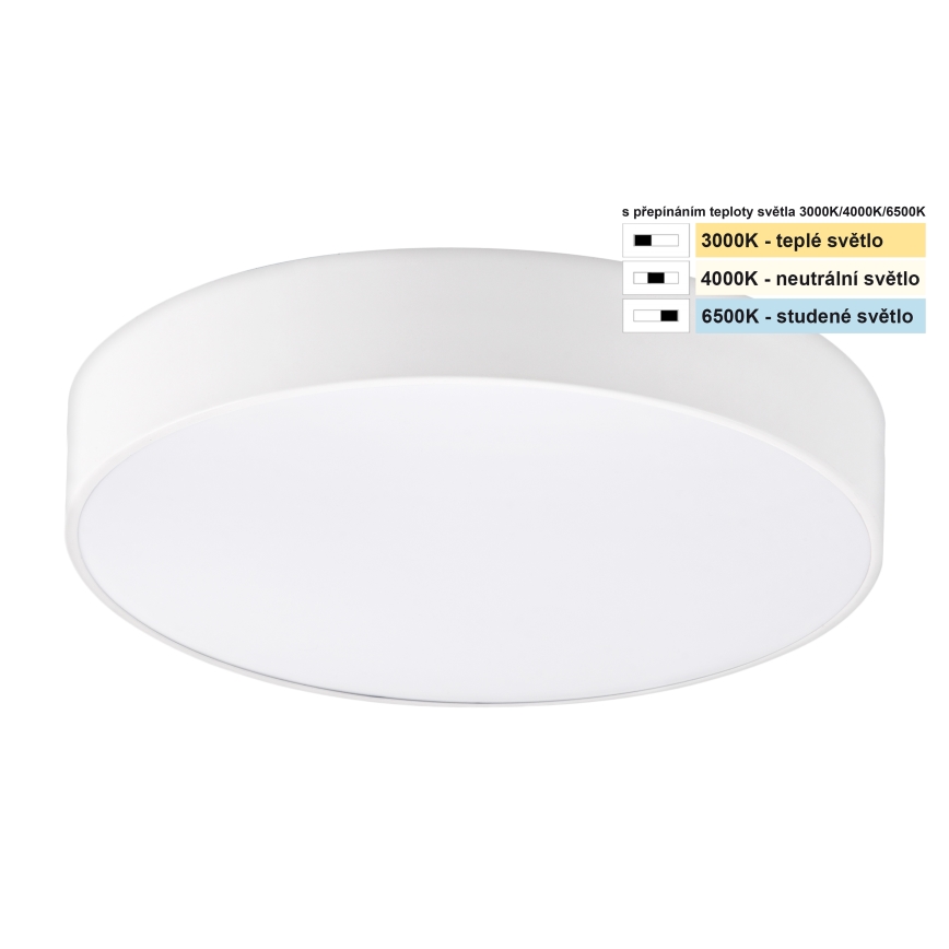 Top Light - LED Kúpeľňové stropné svietidlo PETAL LED/24W/230V IP44 3000/4000/6500K pr. 35 cm biela