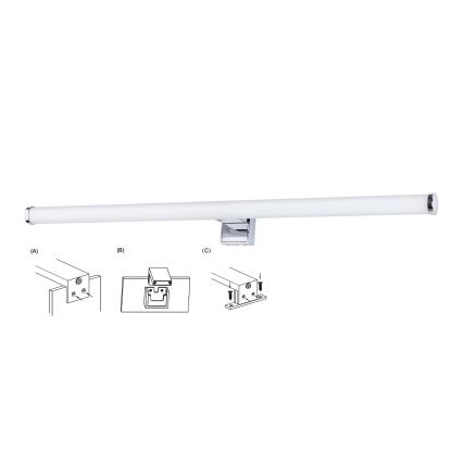 Top Light - LED Kúpeľňové osvetlenie zrkadla OREGON LED/9W/230V 60 cm IP44