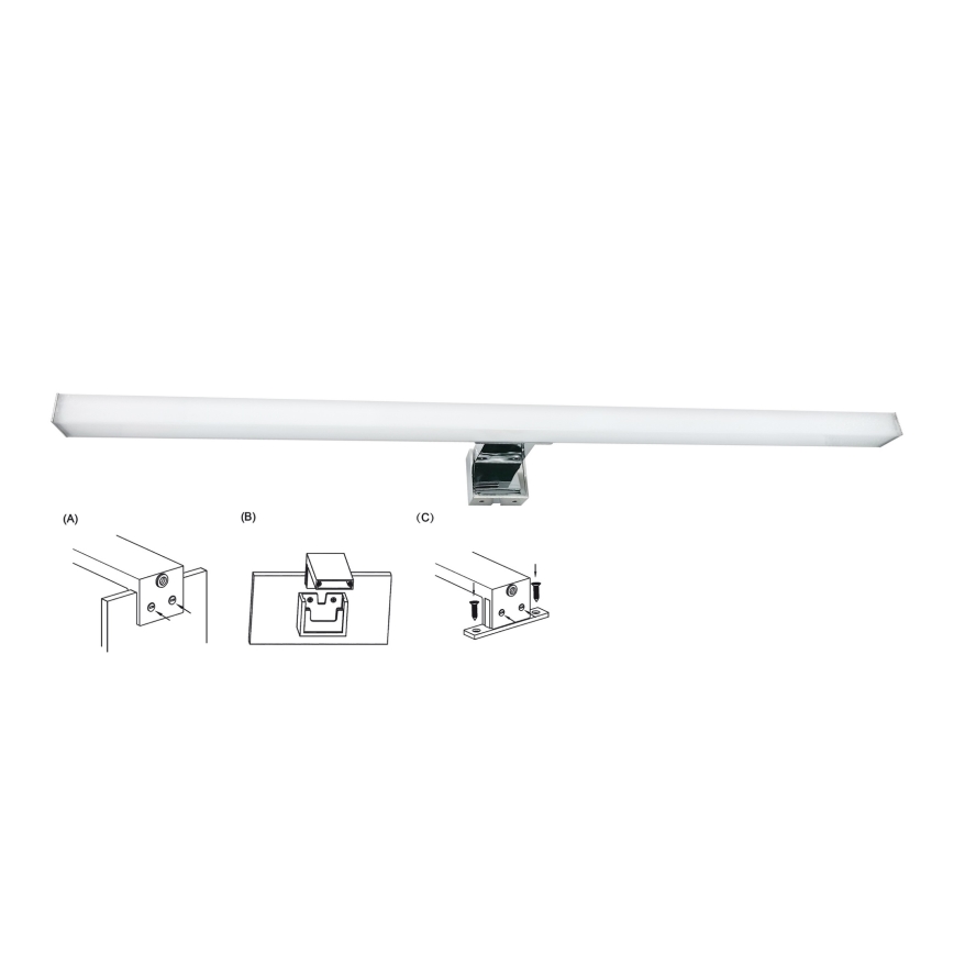 Top Light - LED Kúpeľňové osvetlenie zrkadla OREGON LED/9W/230V 60 cm IP44