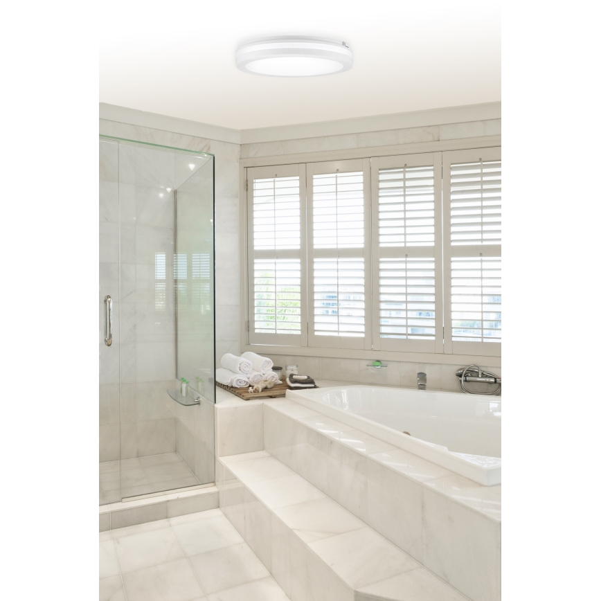 Top Light - LED kúpeľňové stropné svietidlo COMET LED/40W/230V 3000/4000/6500K IP54 biele, priemer 40 cm