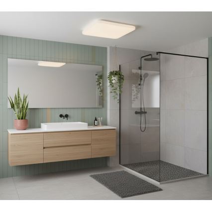 Top Light - LED Kúpeľňové stropné svietidlo DUNAJ LED/48W/230V 3000/4000/6500K IP44 48x48 cm biela