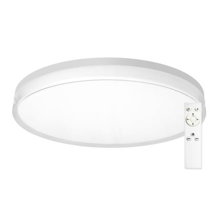 Top Light - LED stlmiteľné kúpeľňové stropné svietidlo NEXUS LED/55W/230V 3000-6500K IP44 pr. 48 cm biela + diaľkové ovládanie
