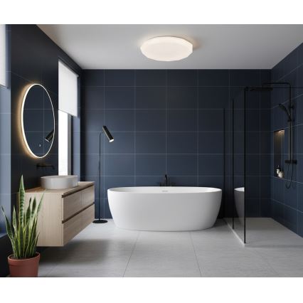 Top Light - LED kúpeľňové stropné svietidlo SPARKLE LED/40W/230V 3000/4000/6500K IP44 priemer 39 cm biela